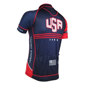 2018 Sommeren USA Trøje Mænd Mountainbike-Shirt Maillot Ropa Ciclismo Racing Cykel Tøj Quick-Dry Cykling Tøj