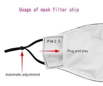 Kawaii Pige Maske, Vaskbart Filter støvtæt Anti-Influenza Antibakteriel Maske Voksen/barn Sailor Moon Halskæde Magic Wand