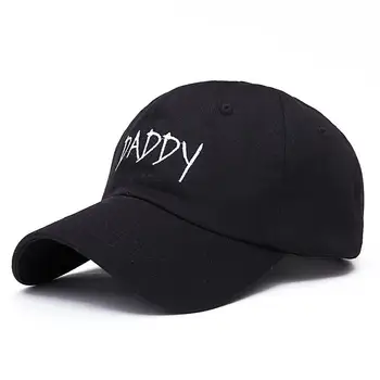 Salg varm vinter 2018 kvinder DADDY Far Hat Broderet baseball cap, Hat mænd Hip hop streetwear caps hatte off hvid for mænd modis