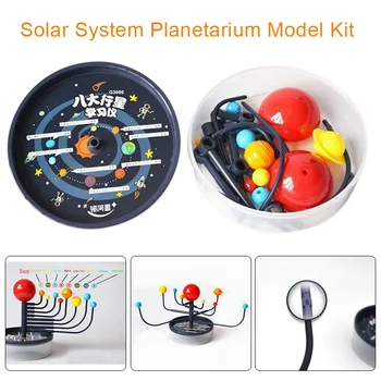 Planeter Model af solsystemet Planetariske instrument Model Astronomi Maleri Model Videnskab Planetarium Pædagogisk Legetøj For Børn