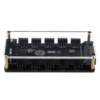 Fan HUB Adapter 4Pin Molex-eller SATA-15 bens Power Stik CPU Køler PC-Chassis Tilfælde Ventilator Splitter Adapter Converter