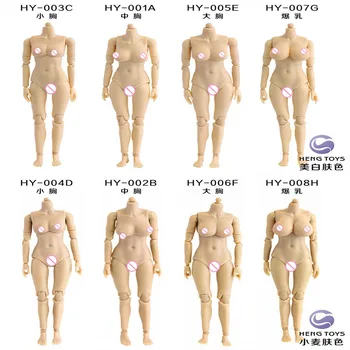 Buy HENG LEGETØJ 1:12-Skalaen en Halv-indkapslet Fælles Kvindelige Krop til 6 Inches Action Figur Til Samlingen