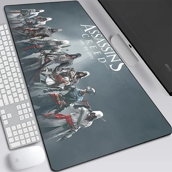 90x40cm musemåtte Gamer Lås Kanten Gummi PadMouse Cool Spil Assassin ' s Creed musemåtte Tastatur Computer Mat Gaver til Drenge