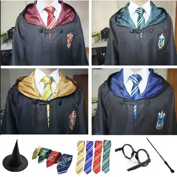 Uniform Hermione Granger Magiske Kappe Børn Cosplay Kostume Voksen Version Halloween Fest Ny Gave