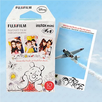 Ægte Fujifilm Fuji Instax Mini 9 Film Peter Plys 10 Ark 9 8 7 90 25 dw 50i 50'erne Dele SP 1 SP-2 Liplay Instant Kamera