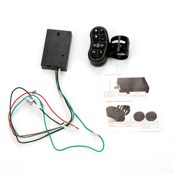 Eunavi Car-Styling Universal rattet controler med lydstyrken bluetooth-kontrol for DVD-GPS-enhed radio