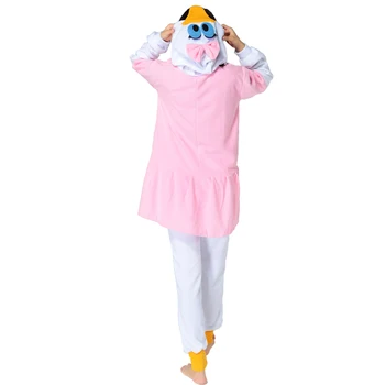 Voksne Dyr Blue Duck Pyjamas Onesies Jul Halloween Søde Part Cosplay Kostumer Homewear Kigurumi