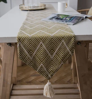 Moderne bordløber chemin de tabel Løbere til bryllupsfest camino de mesa tafelloper Tabel Mantel Home Decor Tekstil