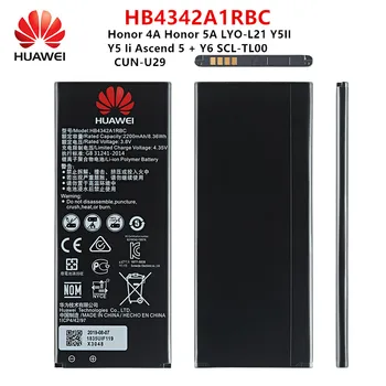Hua Wei Orginal HB4342A1RBC 2200mAh Batteri Til Huawei Honor 4A Ære 5A LYO-L21 Y5II Y5 Ii Ascend 5 + Y6 SCL-TL00 CUN-U29