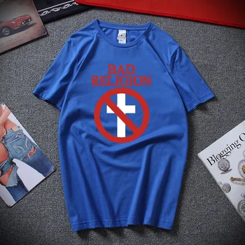 Bad Religion på Tværs af Buster T-Shirt Nye Sommer Streetwear til Mænd T-shirt Afslappet Korte Ærmer O-Hals Bomuld Skjorte for mænd Toppe