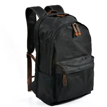 Muchuan klud, damer, voks canvas taske retro udendørs rygsæk stor rygsæk mænds bjergigning taske