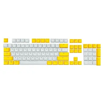 104Pcs Slid-resistente Backlight-Tasten Caps Udskiftning Kit Tastatur Tilbehør