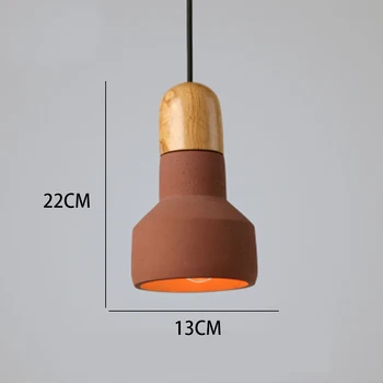 Minimalistisk, Moderne Cement Lille E27 LED Pendel til Soveværelse, Spisestue, Stue Køkken, Hall Loft Counter Nordiske Hjem De
