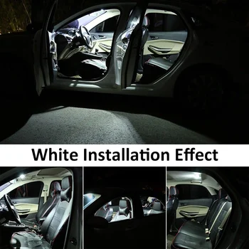 7 Stk Bilen Hvid Indvendig LED Pære Pakke Kit Til Chevrolet Chevy Malibu 2013 Kort Dome Licens Lampe Tilbehør