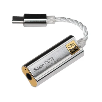 Lusya IBasso DC03 DC04 USB-DAC Type-C 3,5 mm 4.4 mm Hovedtelefon Forstærker Adapter Til Android, PC, Ipad HiFi Ansætter Kabel-Adapteren