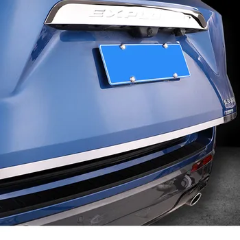 For Ford Explorer 2020 2021 Rustfrit Stål Bil Bagfra Kuffert Dække Trim Dekoration Bagklappens Ramme Pynt Strip Auto Tilbehør