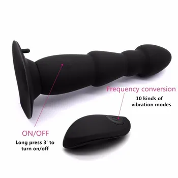 Fjernbetjeningen Anal Plug Dildo Vibrator Mandlige Prostata Massager Butt Plug P-Spot Vibrator Sex Legetøj til Mænd Gay-Masturbator