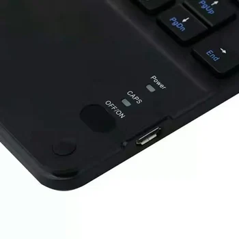 7-10i Ultra-slanke Trådløse Bluetooth-Tastatur med Touchpad, Genopladelige Tastatur Til Android, IOS, Windows-tablet til bærbar Computer