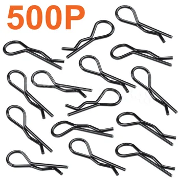 Engros 500pcs /Lot-R Body Clips Stifter Bolt for 1:10 1/12 1 / 16th RC Bil Shell Dele Hobby