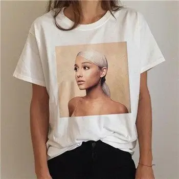 Kvinder Ariana Harajuku Sjove Tshirt Pige Ulzzang Grafisk 90'erne T-shirt til Sommeren Sjove Print T-Shirt,Drop Skib