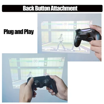 PS4 Controller Padler For Playstation 4 Tilbage-Knappen Vedhæftede fil For DualShock4 Joysticket Bageste Udvidelse Nøgler Turbo-Tilbehør