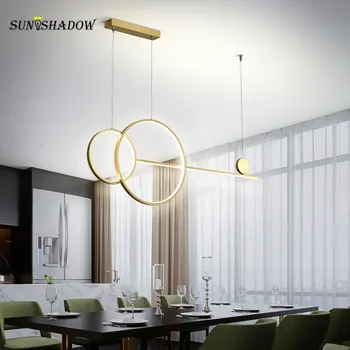 100CM-LED Pendel Dekoration Moderne Lysekrone Pendel Glans til Stue, Soveværelse, Spisestue, Køkken Lys led