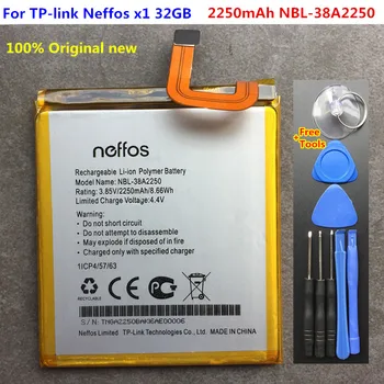 Nye Originale 2250mAh NBL-38A2250 Batteri Til TP-link Neffos x1 32GB,TP902A Mobiltelefon Batterier + værktøjer