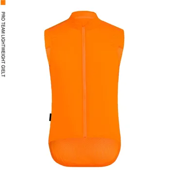 SPEXCEL Top kvalitet, pro team fluor orange vindtæt cykling gilet mænd eller kvinder, cykling windbreak vest vind jakke
