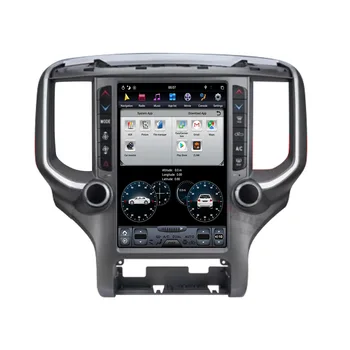 For Dodge RAM 2018+ Android 9.0 Lodret Skærm Car Multimedia Afspiller 64GB GPS Navigation, Bil-Radio, båndoptager Auto Head Unit