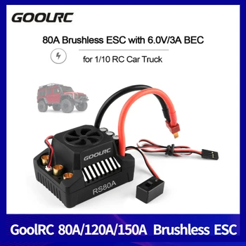 Original GoolRC 80/120A/150 A Brushless ESC Elektrisk Hastighed Controller 6,0 V/8.4 V/5A BEC til 1/8 1/10 RC Lastbil Off-road Bil RC Del