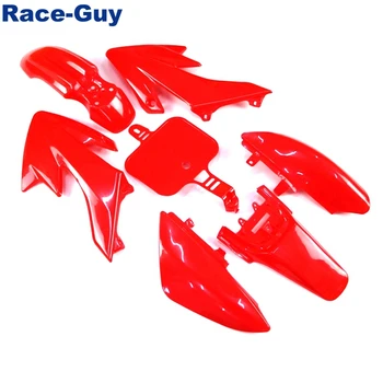 Røde Plastik-Kåben Body Kits Til Kinesiske Pit Snavs Cykel Honda CRF50 SSR Thumpstar GPX Stomp YCF