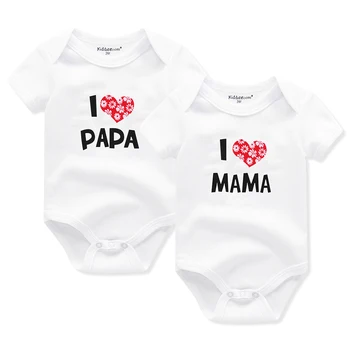 2021 2stk Unicorn Baby Boy Tøj Nyfødte Baby Pige Tøj Bomuld 0-12M Jumpsuits Piger Tøj Roupas de bebe Baby Rompers