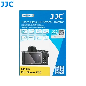JJC Anti-Ridse Hærdet Glas Kamera Skærm Protektor til Nikon Z50 Z 50 Mirrorless Kamera 0.01