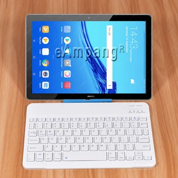 Tastaturet for Huawei MediaPad T5 10.1 T3 10 9.6 T2 Pro 10.1 M2 Tastatur, russisk, spansk, koreansk engelsk 3.0 Bluetooth Tastatur