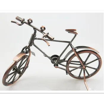 Nyhed Metal Cykel Model Toy Børns Uddannelsesmæssige Læring Legetøj,Håndlavet Vintage Cykel Cykling Håndværk Hjem Dekoration Gave
