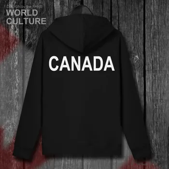 Canada Canadierne KAN CA herre sweatshirt trøjer vinter lynlås cardigan trøjer, frakker mænd jakker og nation tøj, træningsdragt