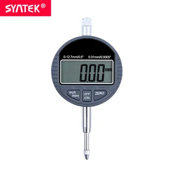 Syntek Indikatorer 0-12.7 mm 0,5 tommer Elektronisk Digital måleure 0,01 mm Tolerance Digital måleur Metrisk Tomme CE SGS