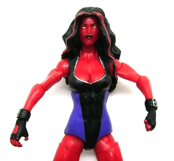 ML Legender Tegneserie Super Hero Red She-Hulk Hulkettes Ramt Abe Serie 6