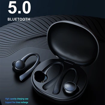 Nye Opgradering Hovedtelefoner Trådløse Bluetooth-Sport Hovedtelefoner Med Mikrofon TWS Ørekrog, der Kører Musik i Stereo Øretelefoner Gamer Headset