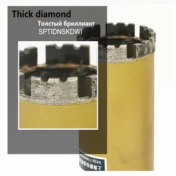 25-180 mm Diamant Marmor Bor Skæres Hul Så M22 for Vand vådboring Konkrete Perforator Core Drill Murværk Tør Boring