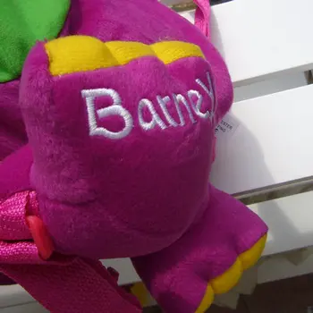 38CM Barney Plys legetøj rygsæk Børn rygsæk, skuldertaske tasken bjd Fødselsdag gaver til børn, legetøj dukke