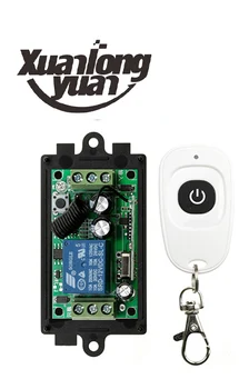 Xuanlongyuan DC12V 1 CH 1CH RF-Trådløs Fjernbetjening Switch System,Sender + Modtager Med En Knap/Garage Døre/ lampe