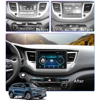 2.5 D 9-tommer skærm, Android 8.1 BIL gps Navigation Radio For Hyundai Tucson IX35 2016 2017 2018 Bil mms video-Afspiller