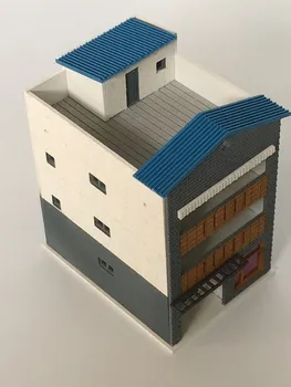 Skala N 1:150 sand tabel bygning scene model Japansk animation scene stiv plast samling model ét sæt