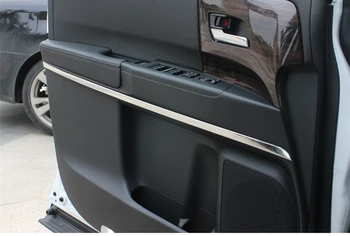 For Honda Odyssey-18 4stk/sæt Carbon Fiber Inde i Trimmer Vinduet Inde i Døren Panel Strip Dække Døren Indvendige Kant Mærkat Trimmer