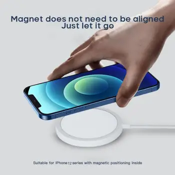 15W Magnetiske Trådløse Oplader til Hurtig Opladning Oplader Til IPhone12 Mini IPhone12 Pro Max antal Huawei Samsung Magnetiske Trådløse Oplader