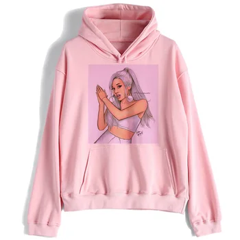 Ariana grande Sweatshirt Kvinder Ingen Tårer Tilbage til At Græde Hoodie Udskrive tøj Pullover hættetrøjer kvindelige Harajuku kawaii streetwear