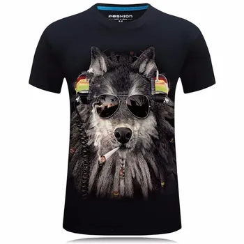 2020 Nye Store Salg af Sommeren Mænds Tynde T-Shirt Kort Ærme T-shirt med 3D Pirate Skull Print og Mænd Plus-Size T-Shirt