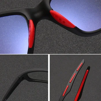 Nye Anti Blå Lys Briller Ramme Mænd Kvinder Retro Oval Sort Klar Linse Briller Blå Lys Blokering Gaming Briller Oculos