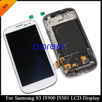 Testet Super AMOLED Til SAMSUNG S3 i9300 LCD-Skærm til Samsung S3 neo i9301 LCD-Skærm Touch Digitizer Assembly